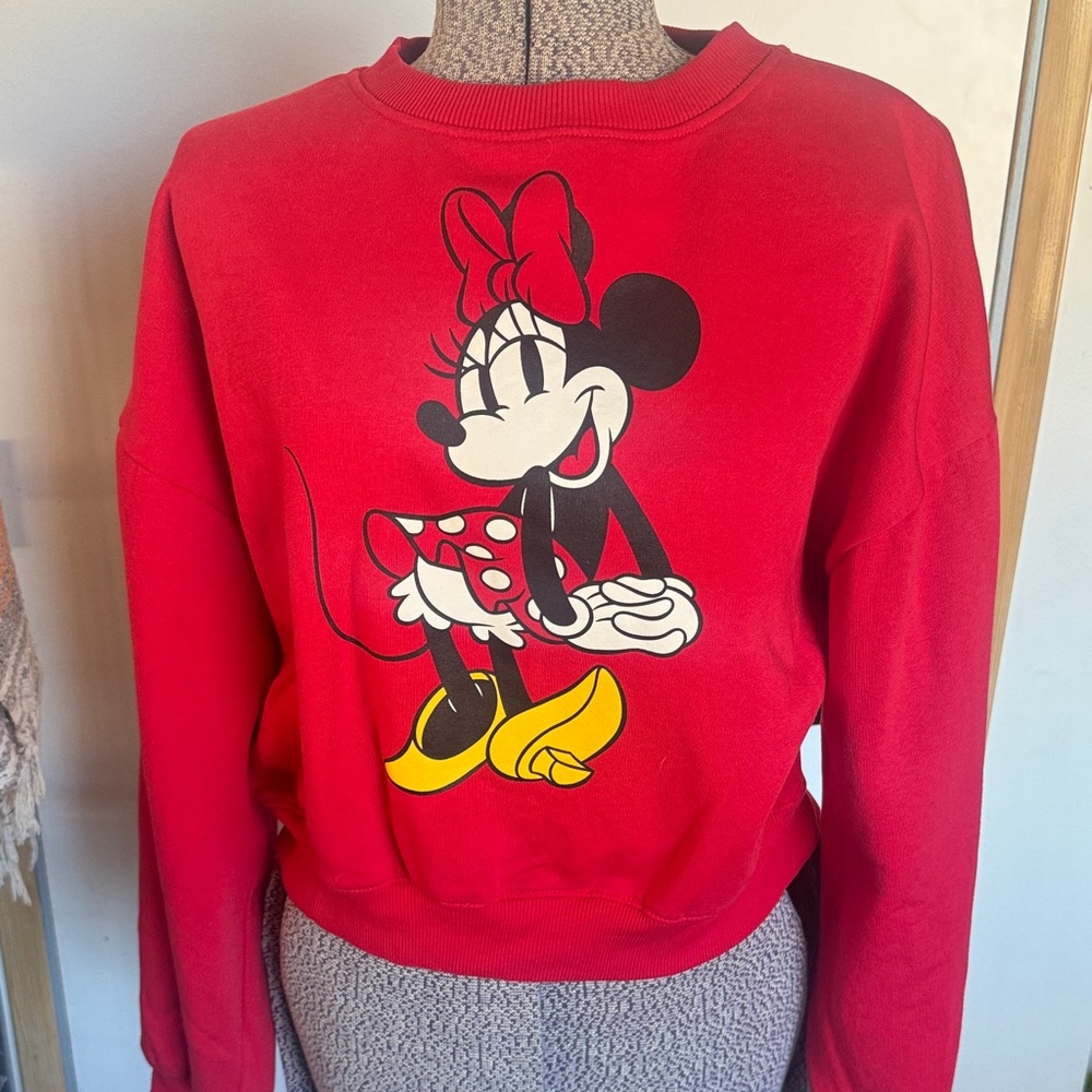 Disney Red Minnie Mouse Sweatshirt